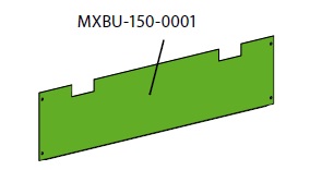 Ізоляція задньої частини 1 TXN300 - MXBU-150-0001-RAL6018